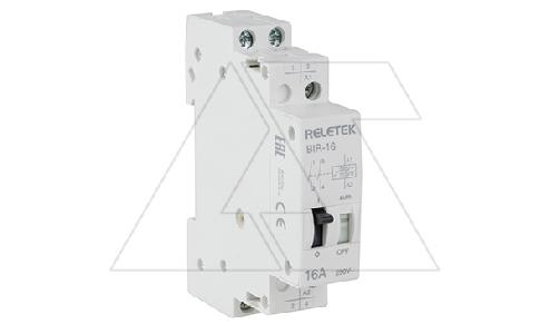 Реле бистабильное BIR-16/20-AC230/DC110V, 2NO, 16A(250VAC), 230VAC, с перекл., 1M